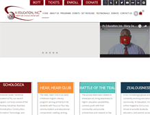 Tablet Screenshot of ineducationonline.org